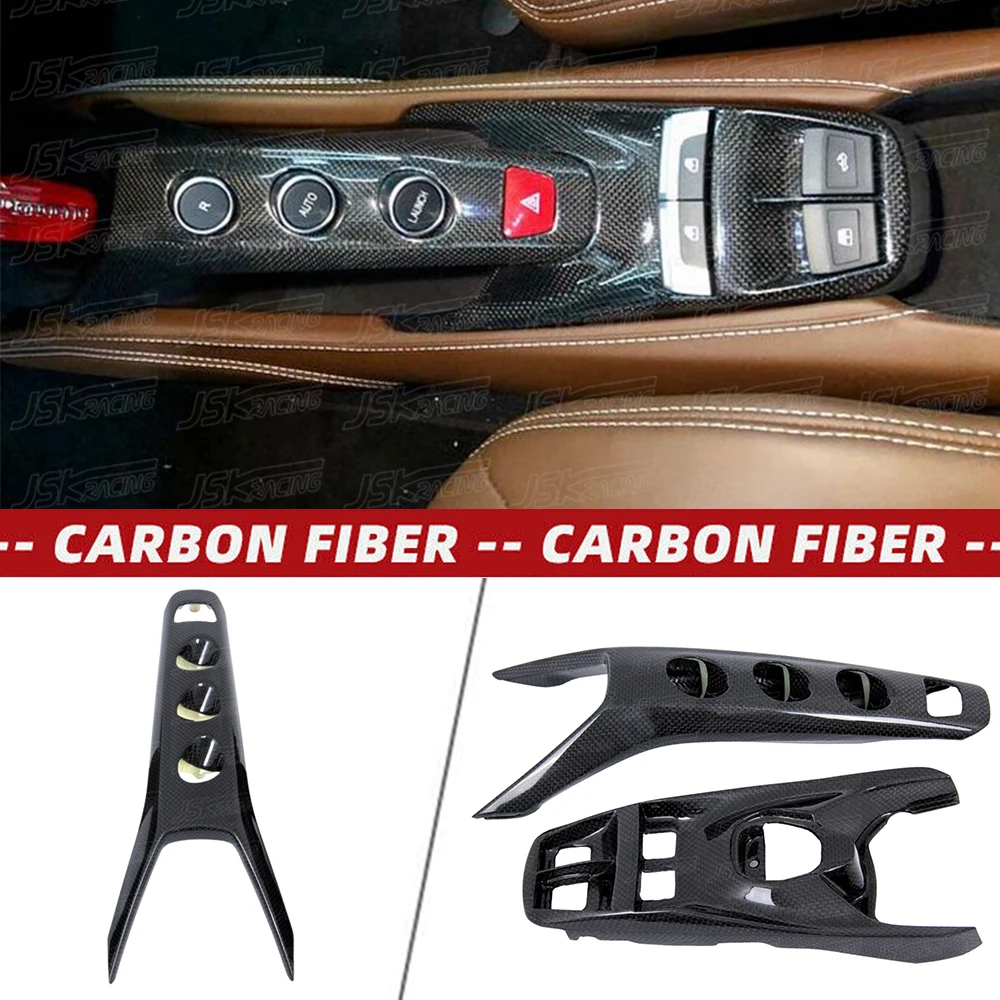

For Ferrari 488 Gtb Spider 2015-2016 Dry Carbon Fiber Center Console Replacement