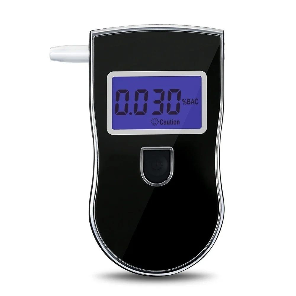 Digital display breathalyzer alcohol tester