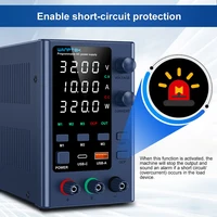 Wanptek Adjustable DC Power Supply 30V 5A 10A Lab Programmable Memory Function Bench Power Source Voltage Regulator Switch 60V5A - Image 4
