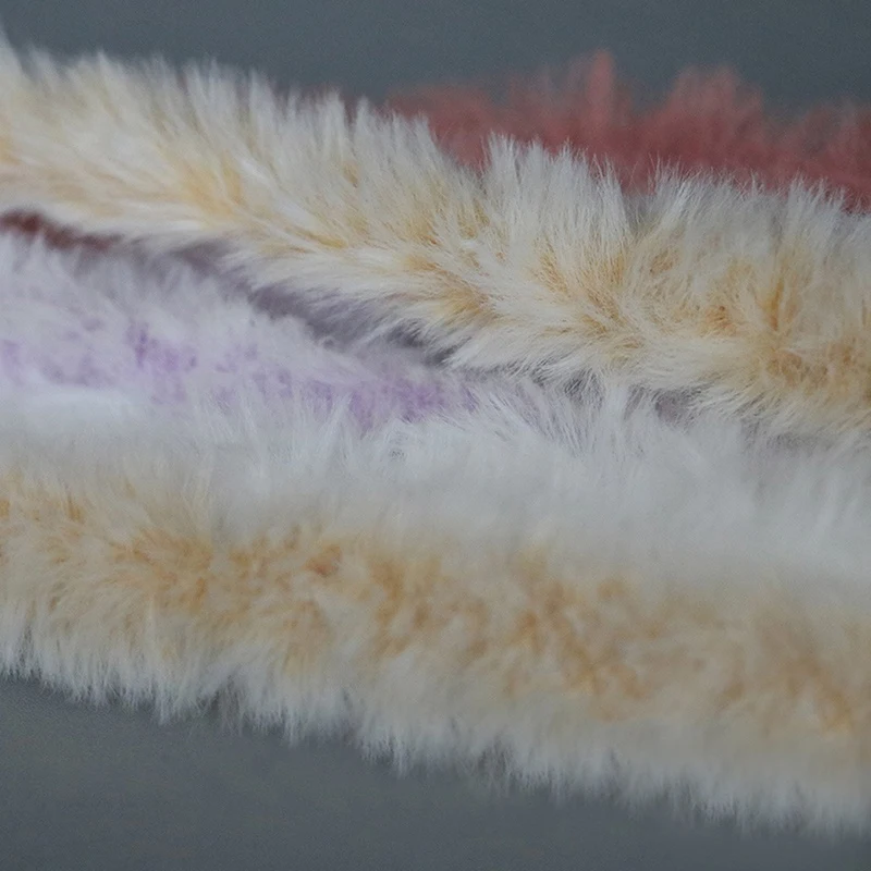 Description Picture 2 of itemNew Plush Rabbit Wool Rope Wire Twist Stick Thread Ribbon Bar Strip Stick Trim Felt Fabric DIY Handicraft Sewing Accessory Trim