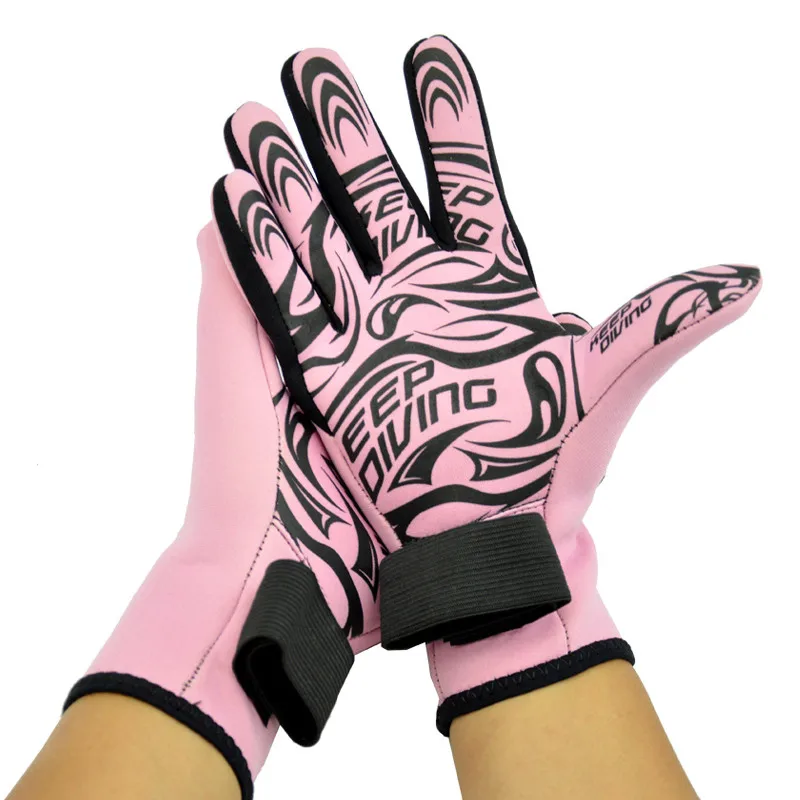 KEEP DIVING 2MM Neoprene Full Finger Professional Scuba Diving Gloves Warm and Non-slip Snorkeling Equipment Scuba Diving Glove 2