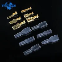 1000pcs ชายหญิงกล่องสายไฟฉนวนสายเชื่อมต่อ 2.8/4.8/6.3 มม.ไฟฟ้า CRIMP เทอร์มินัล Termin Spade ตัวเชื่อมต่อชุด 2