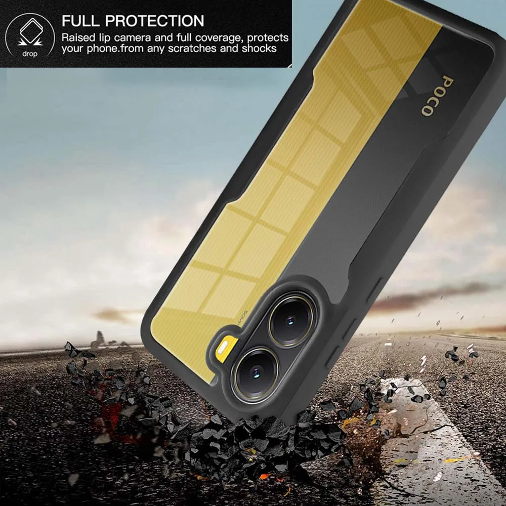 360 Full Body Transparent Shockproof Phone Case and Screen Protector
