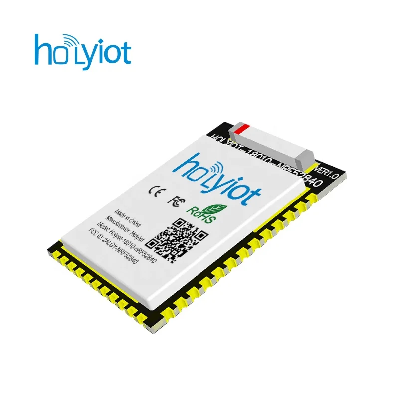 Holyiot 2.4ghz Bluetooth Módulo Nrf52840 Chipconjunto Baixa Energia para Ble Mesh Module Módulos de Automação Ble para Antena Cerâmica - Image 3