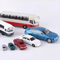 1:50 1:100 1:150 1:200 Scale Dollhouse Miniature Car Container Truck Bus Model Car Toy Doll Decor Toy Train City Street Building 2