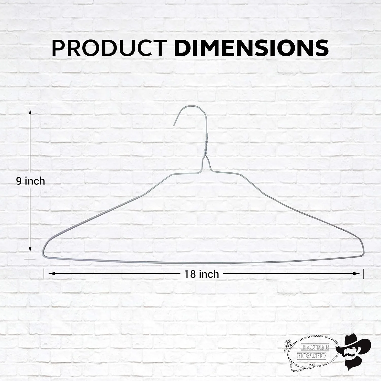 200 Wire Hangers-White Metal Hangers in Bulk-18 Inch Thin Standard Dry Cleaner Coated Steel