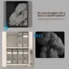Bed Sheets Set Organizers Storage Linen Fabric Closet Organizers with Window Folding Bedding Storage Box for Pillow Organizer 5