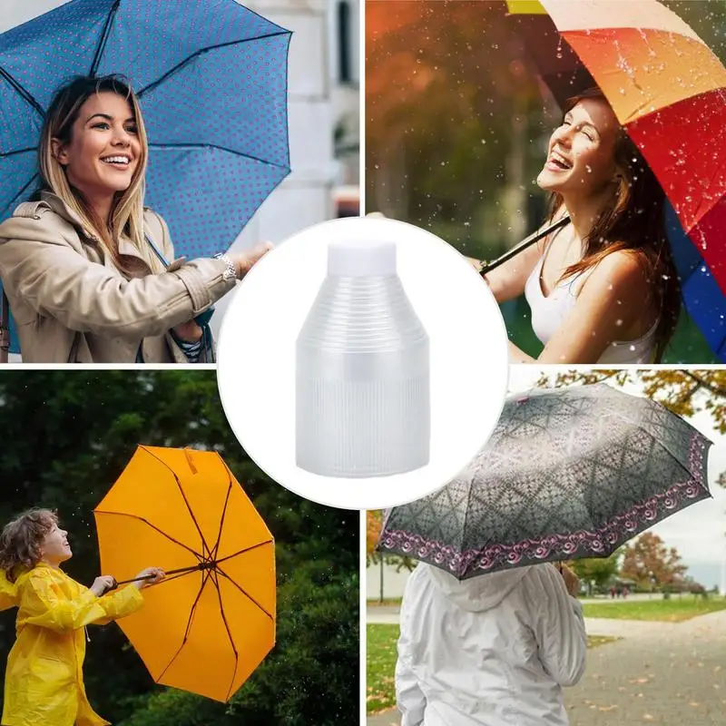 Umbrella Waterproof Cover 70cm/80cm PVC Non-drip Retractable Cover for all straight pole umbrellas Effortless Water Release