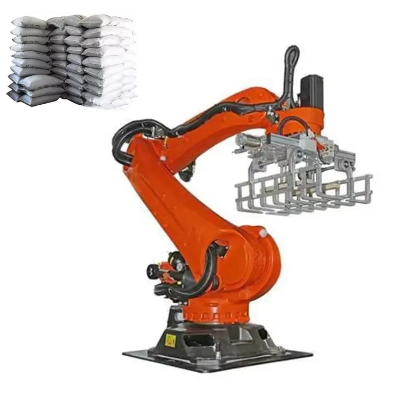 Palletizzatore robot con sistema robotico di palletizzazione personalizzato per l'integrazione automatica del trasportatore dei cartoni - immagine 4