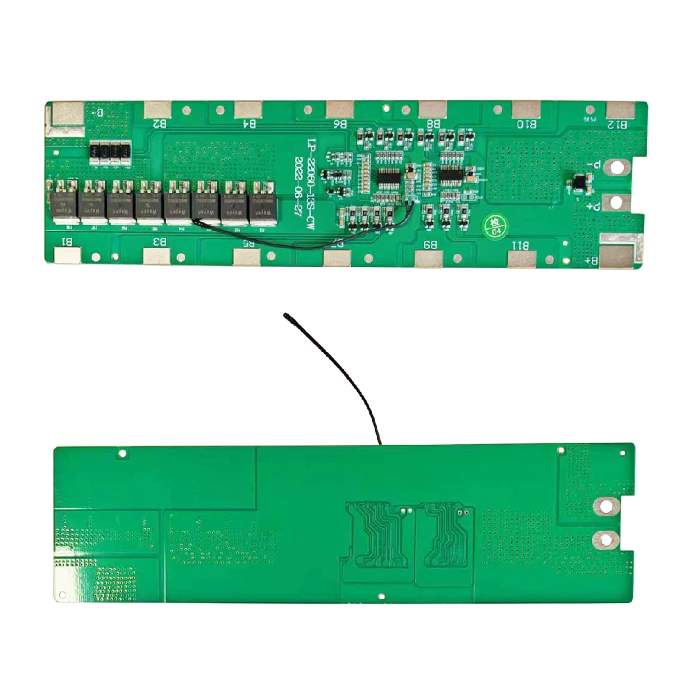 48V 30A 전기 자전거 배터리 케이스 보관함 BMS PCB 13S 8P 18650 홀더 니켈 스트립 전기 오토바이 보호 회로 하우징