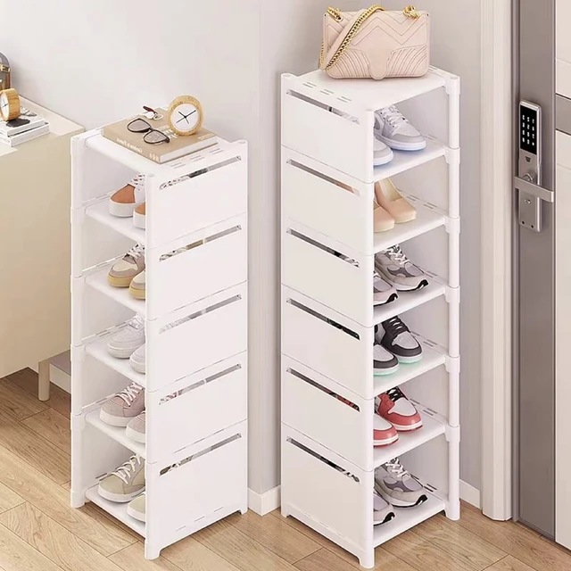 Multi-layer Stackable Shoe Rack Organizer New Space Saving Shoe Storage Organizer  Shelf Box for Entry Door Plastic Shoes Cabinet - AliExpress