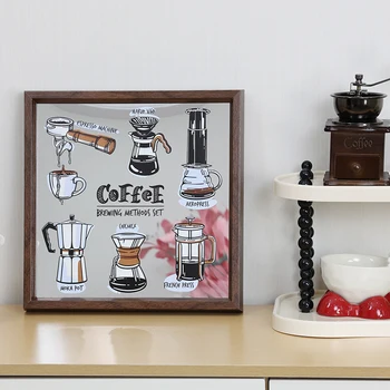 Coffee Shop Mirror Wall Art 1