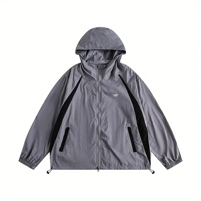 2023 Summer Outdoor Riding Handsome Sun-protective Clothing Men and Women's Fashion Brand Skin Coat UV Protection Thin Coat V999