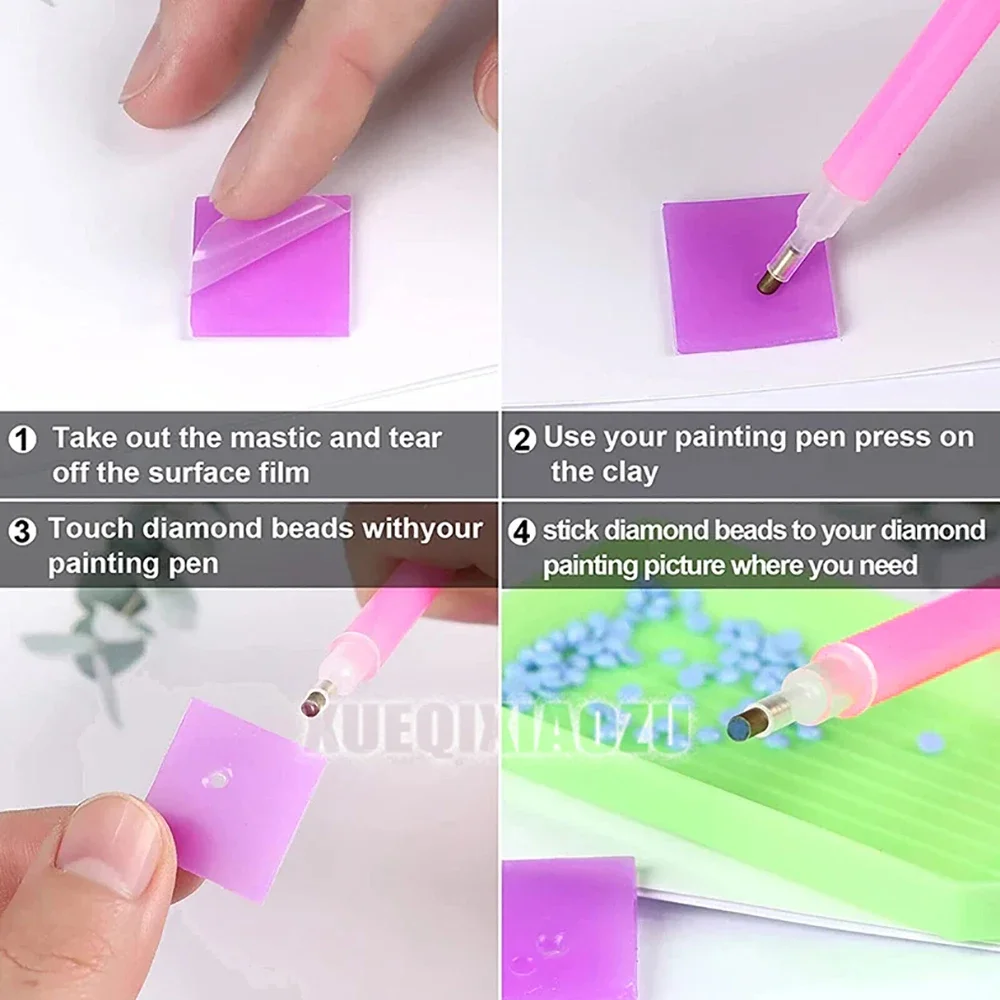 Purple Diamond Painting Wax Pads 6