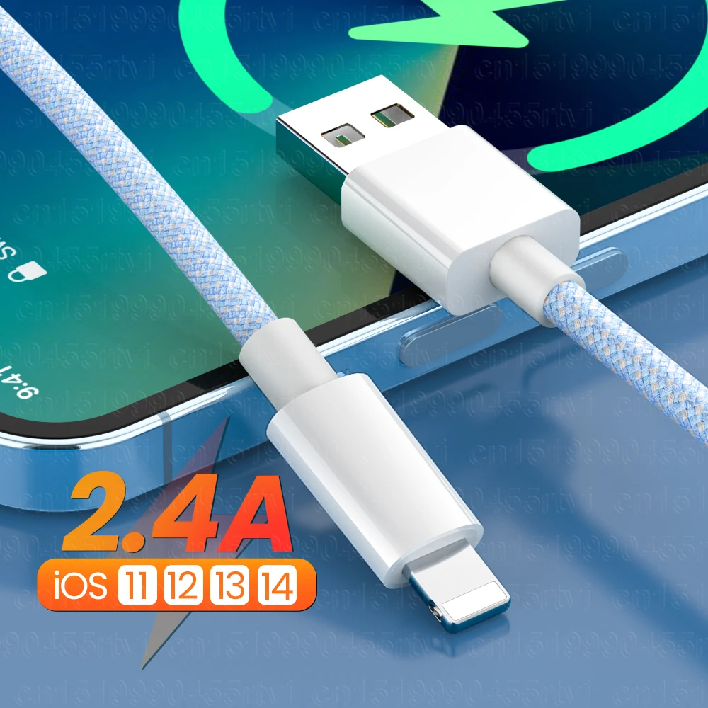 Quick Charge USB Data Cable For IPhone USB A To 8 Pin USB TPE Data Wird quick-charge-usb-data-cable-for-iphone-usb-a-to-8-pin-usb-tpe-data-wird
