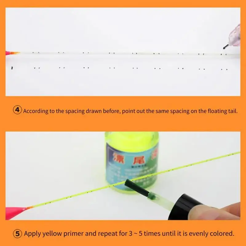 Fluorescent Paint for DIY Float Tail Painting – Fast Drying, High Visibility Repair Tool (7ml)