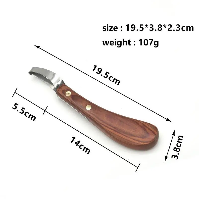 Horse Hoof Knife, Horseshoes Repairing Tools, Multipurpose Comfortable, Hoof