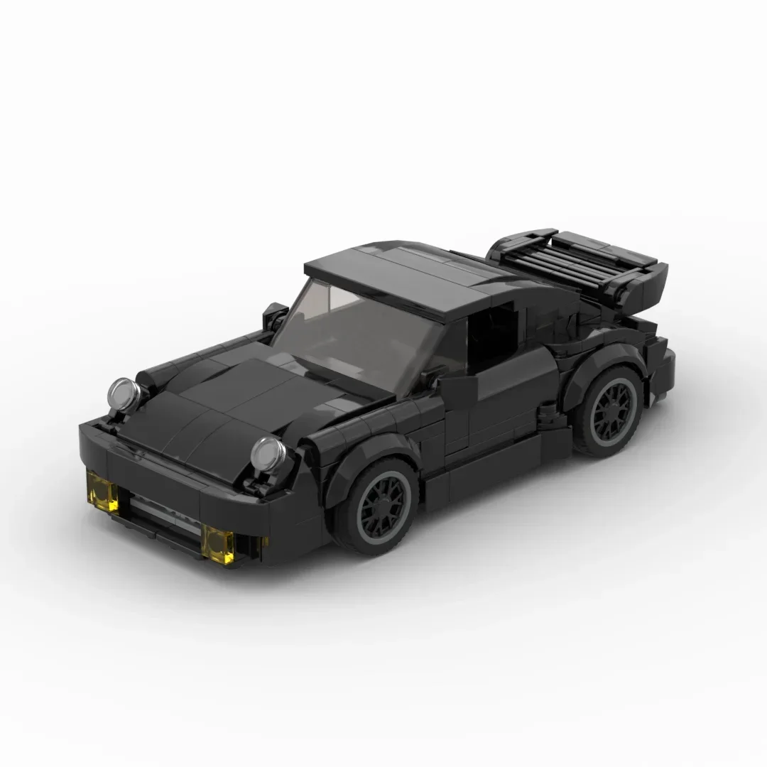 MOC Black Bird (930)Turbo Racing Sports Car Building Blocks Vehicle Racer Brick Creative Garage DIY Toys for Boy