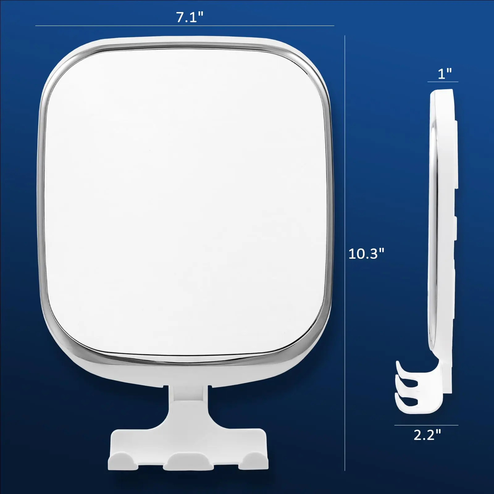 TAILI Acrylic Makeup Mirror Bath Shaving Pocket Travel Makeup Mirror Women Hand Mirror Bathroom Face Shave Shower Accessories 5