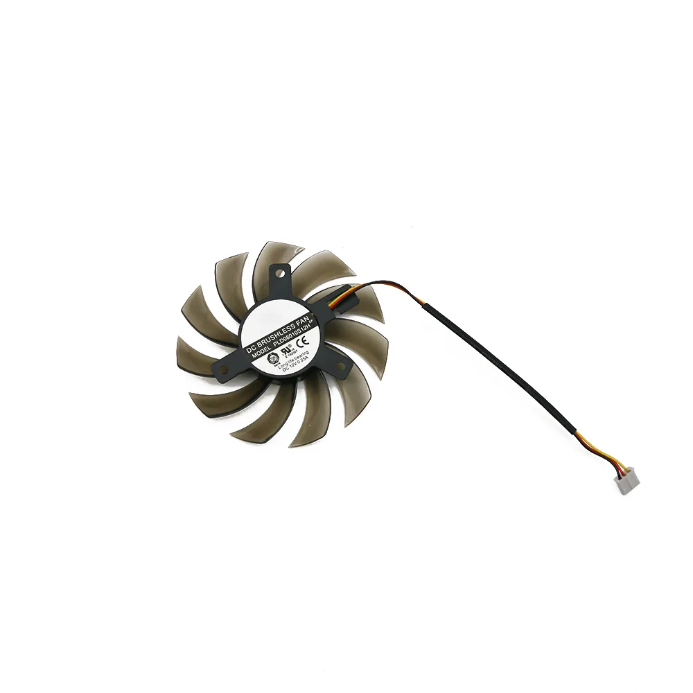 PLD08010S12H For GIGABYTE GT 730 760 630 220 440  graphics card fan 75MM 12V 0.25A GT440 GT610 GT730 GT760 GT 630 FanHD 6850 fan