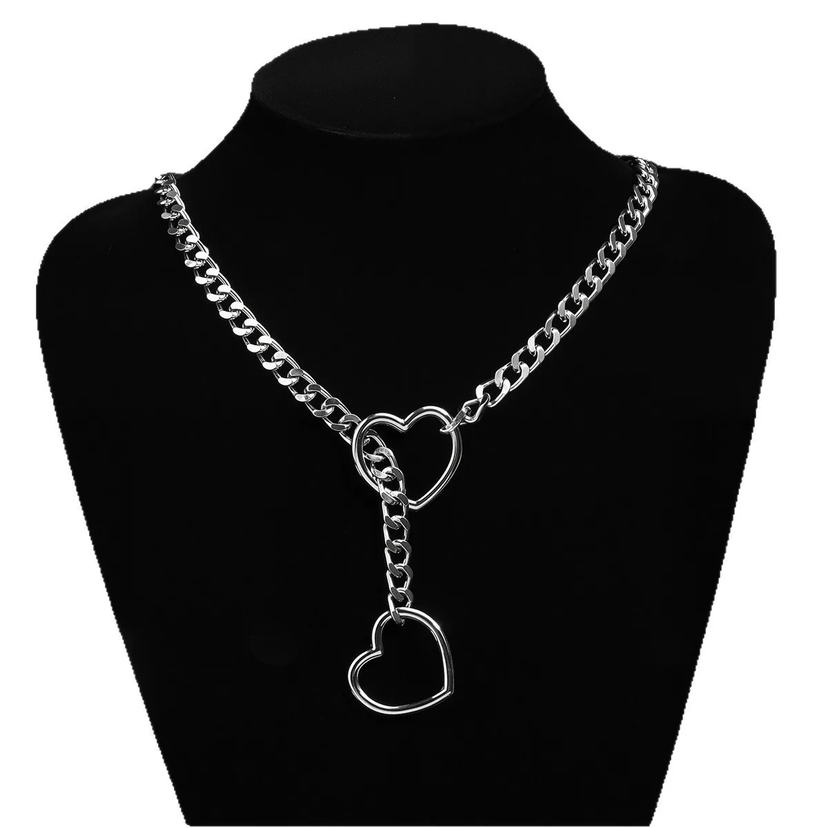 BDSM Adjustable Choker Chain Necklace O-Ring for Women Necklace Jewelry Slip Chain for Women Erotic Sex Toys for Couple