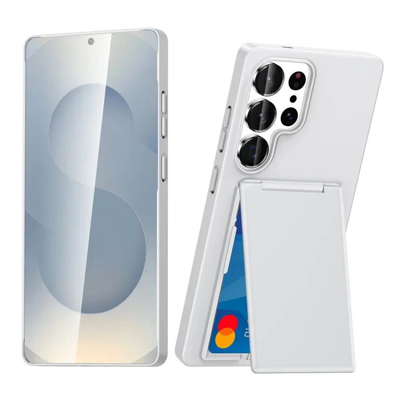 Luxury Fold Card Slot Phone Case with Shockproof Bracket Cover