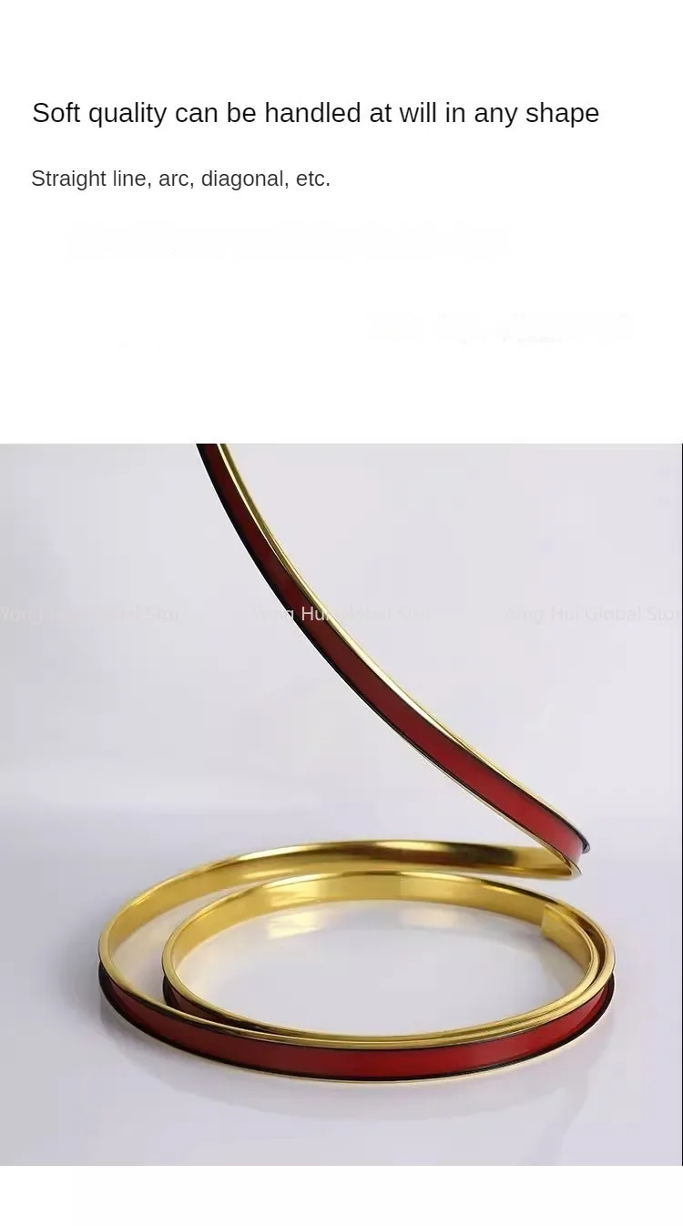 Description Picture 3 of item5M New U-shaped Edge Banding Cabinet Desktop Edge Banding Strip PVC Self-Adhesive Furniture Wood Closet Decoration Strip