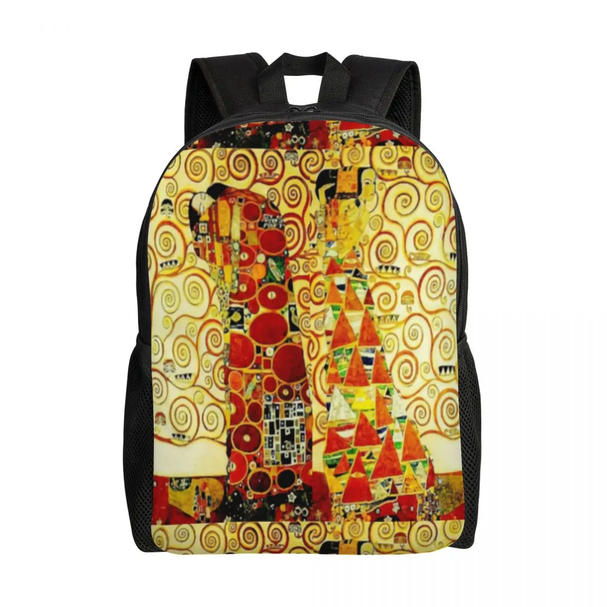 

Custom The Tree Of Life By Gustav Klimt Backpacks Men Women Basic Bookbag for School College Painting Art Bags