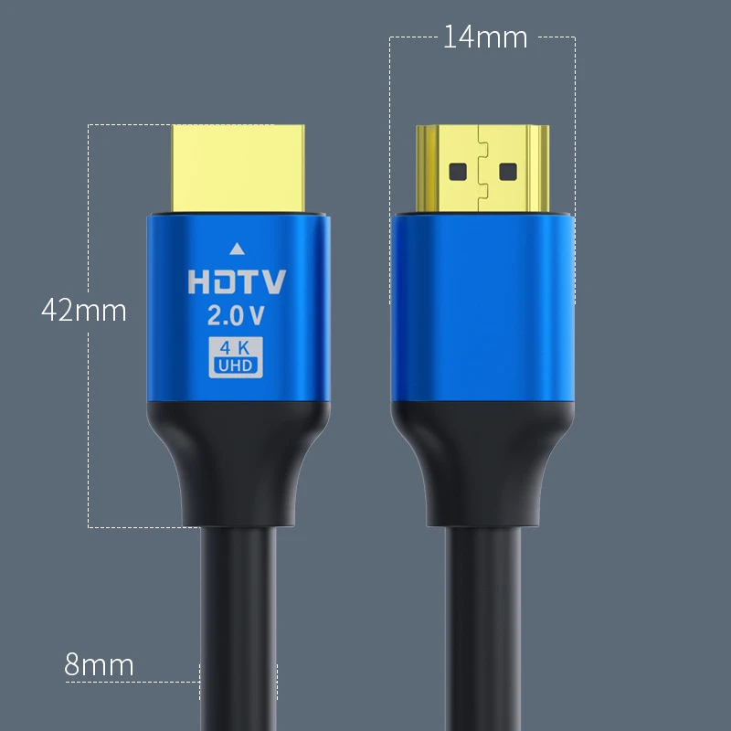 HDMI Cable 2.0 HDR Gold Plated HDTV 1080P 3D 4K Ultra HD ARC CES 2160p Lead Cord