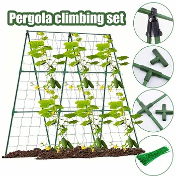 A-Frame Vegetable Climbing Trellis 1