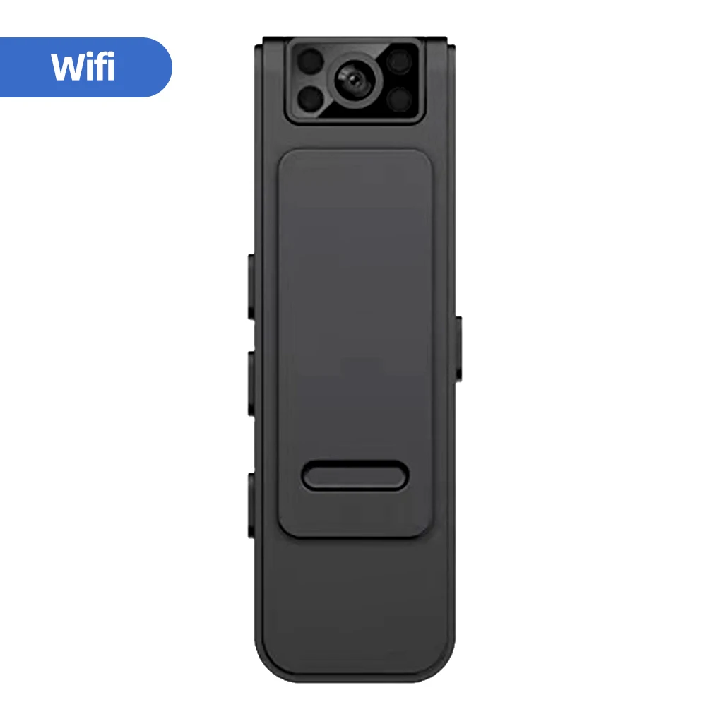 무선 바디 캠 90 도 회전 카메라, 마이크로 음성 비디오 녹음기, 음성 녹음 비디오 녹음기, 회의용 백 클립 포함