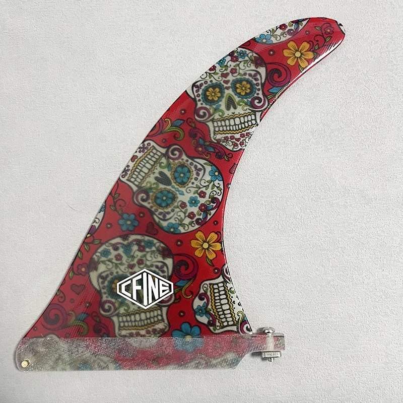 10inch longboard fin center fiberglass fabric single fin surfboard fin