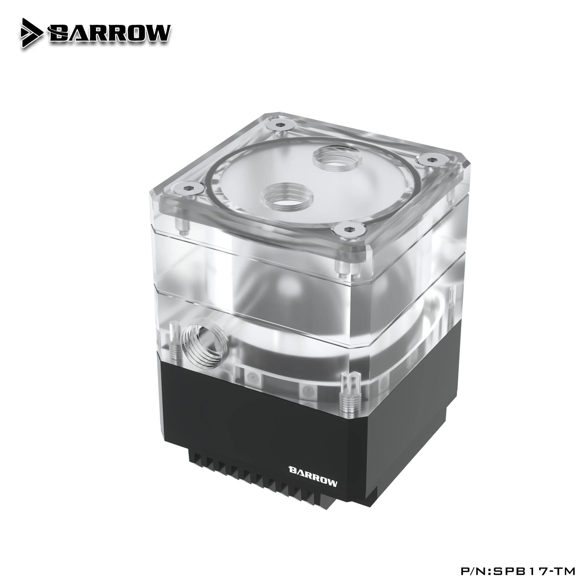Barrow-integrado Kit Bomba Pequeno Reservatório Pwm 17w Usando para Itxa4 Computador Faça Você Mesmo Fluid Water Cooling Spb17-tm