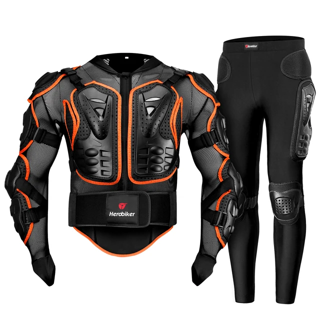 Vestes de protection de moto pour hommes, armure complète, pantalons de moto, vestes de motocross, Endflats Racing, équipement de protection de moto 1