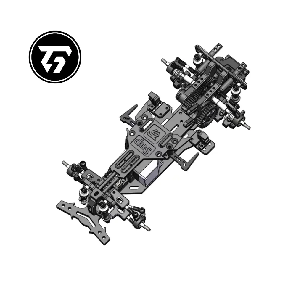 

TG RACING 1/24 1/28 TG2 Super RWD дрифтовый автомобильный комплект без электроники (черный)