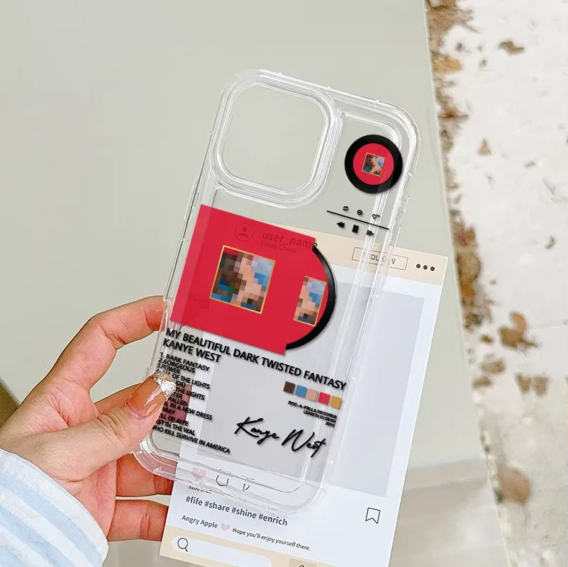 Kanye West Album Art Shockproof Airbag Phone Case