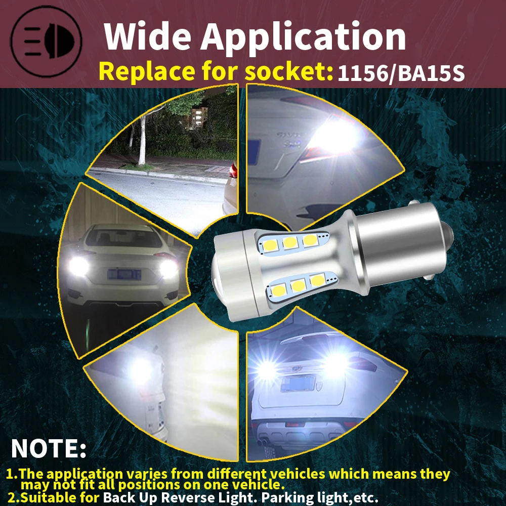 Ba15s 1157 lâmpada led t15 t20 t25 para ford focus fusion flex - Main Image