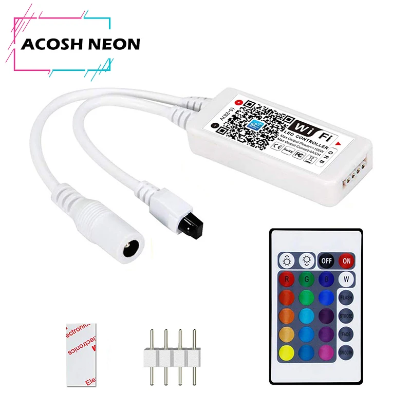 

RGB LED Strip light Accessoires remote control RGB four-pi 24 Keys IR Remote Control LED Color Controller Wireless For 3528 5050