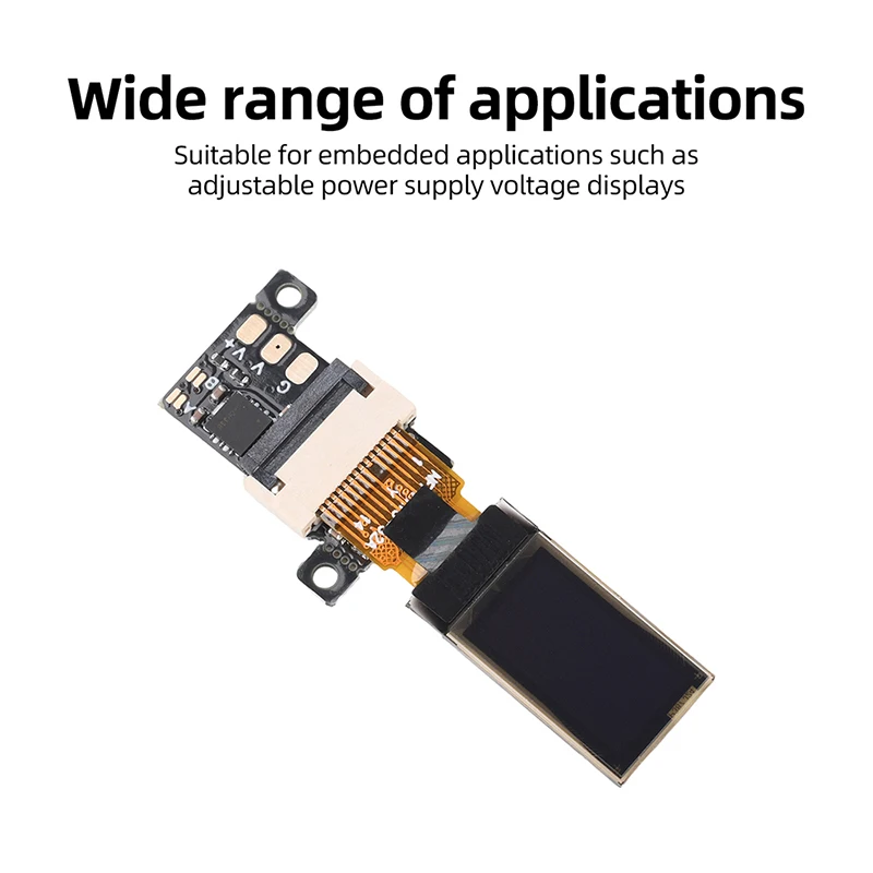 초박형 미니 Oled 디지털 전압계 Dc 0-30v 0.5 인치 Oled 디스플레이 12비트 Adc 고정밀 전압 측정기 5hz/10hz 조정 가능