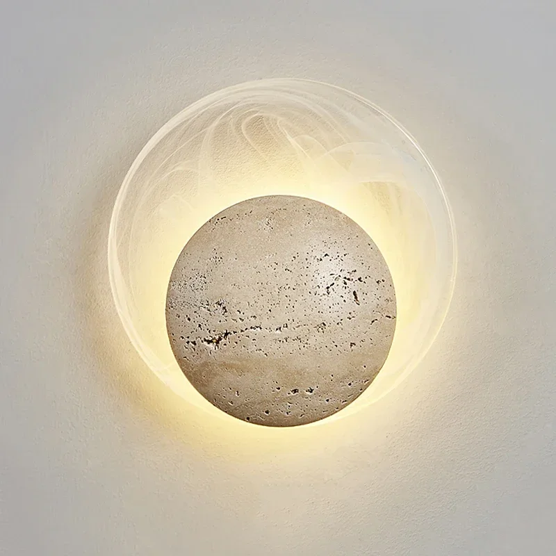 Light Luxury Wall Lamp Modern LED Stone Wall Light Indoor Lighting Sconce Home Decor for Living Room Bedroom Bedside Stairs