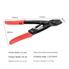 HX-10 Spine Wheel Type Labor-saving Terminal Crimping Tools for 1.25-10mm2 10-6AWG Terminal Electrician Specific Crimping Pliers 5
