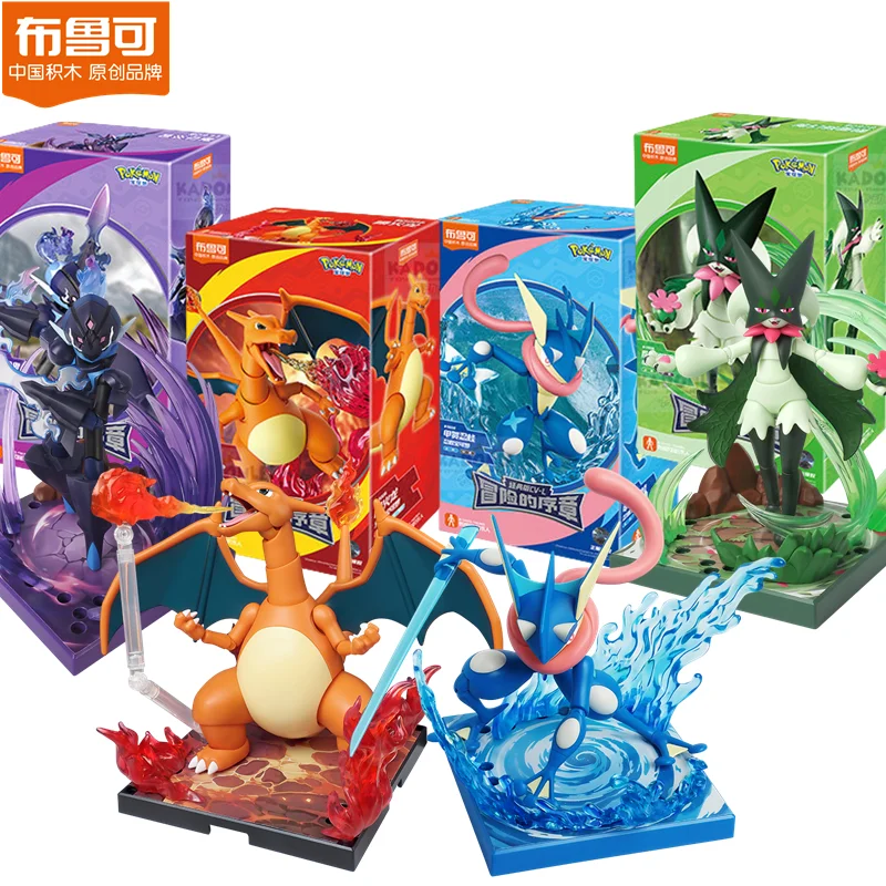 Blokees Snorlax Lucario Cinderace Scyther Charizard Greninja Meowscarada Ceruledge 빌딩 블록 ToyGift