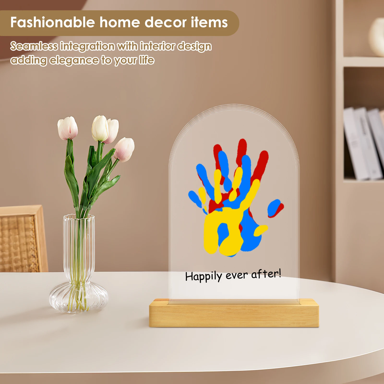 Kit di impronte digitali per la famiglia fai-da-te Set di impronte digitali per bambini personalizzato Kit di impronte digitali per la famiglia creativa decorativa per la festa della mamma dei nuovi genitori - immagine 2
