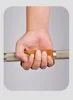 Cowhide Leather Anti-Skid Weight Lifting Hand Guard Gloves Dumbbell Pull Up Grip Protector Pads Fitness Gym Palm Protection 4