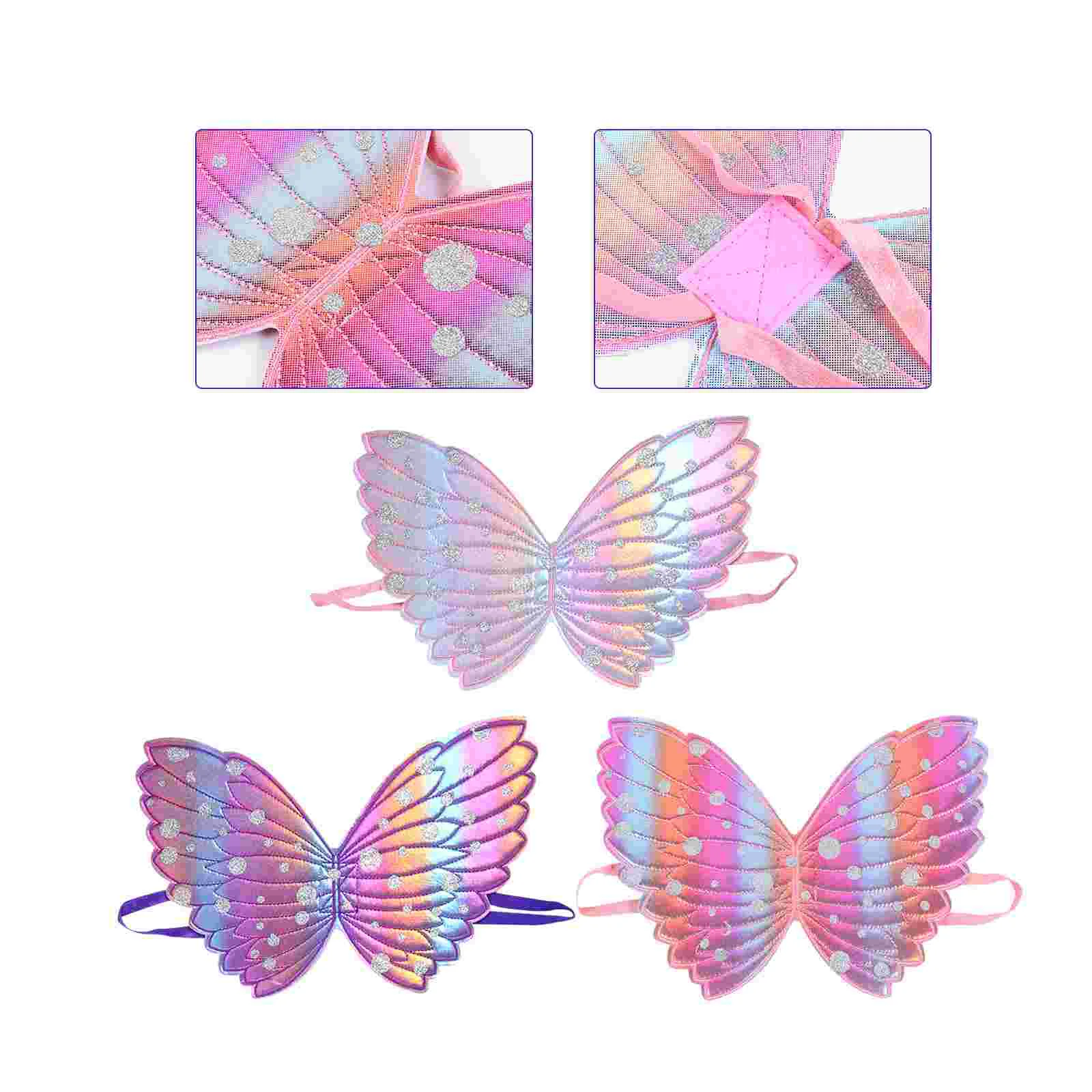 

3pcs Wing Wing Fairy Wing Props Carnival Outfit Accessories for Kids