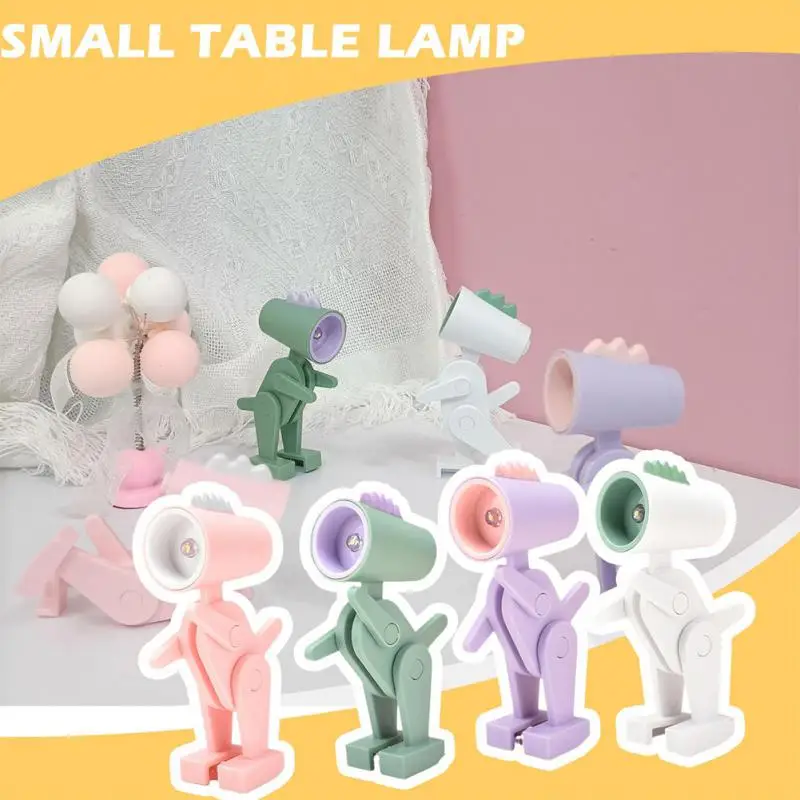 

1PCS Mini Cute Pet Light Mini Kawaii Gift Cartoon Dinosaur Kids Room Bedside Bedroom Living Room Decor New Folding Table Lamp