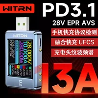 WITRN U3L USB Volt Ampere Meter Power Capacity UFCS Fusion Fast Charging Protocol Tester Quantity PD3.1 Meter Head 140W 1