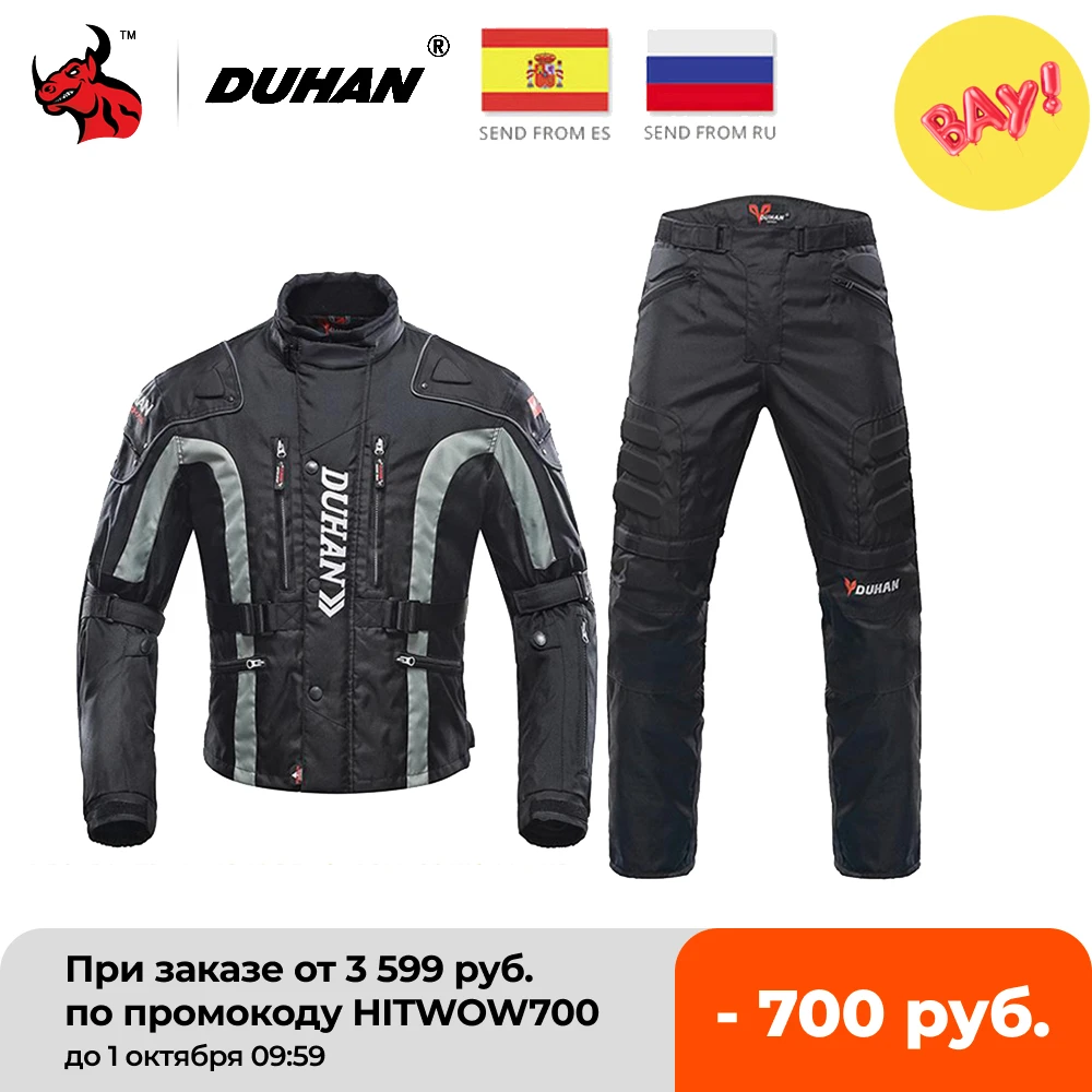 DUHAN Chaquetas de Motocross Enduro para las estaciones, chaqueta Moto de carreras protección de ropa de Moto prueba de frío|Chaquetas| - AliExpress