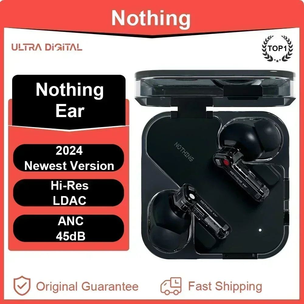 2024 最新バージョン Nothing Ear (3) イヤホン 45dB ANC 高