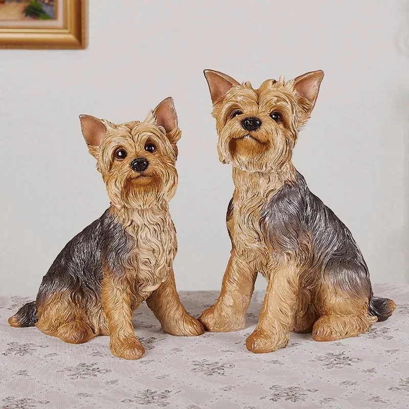 犬の頭部を持つ樹脂製彫刻 犬の頭部を持つ樹脂製彫刻